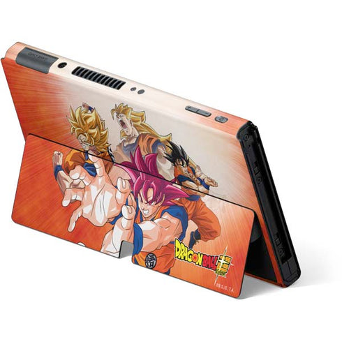Dragon Ball Super Goku Evolution Nintendo Switch OLED (2021) Skin